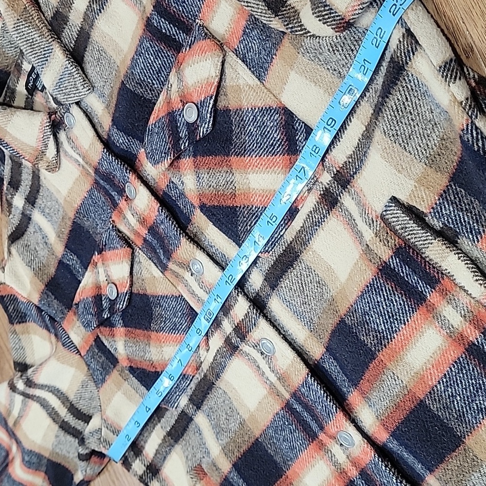 Plaid Button-Up Shacket - Picture 6 of 10
